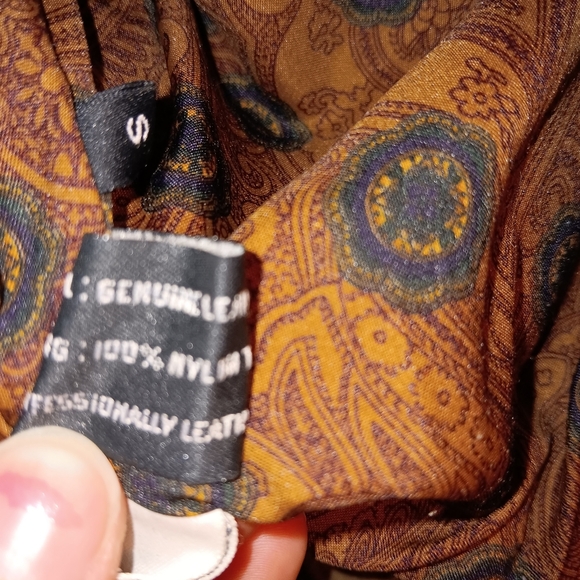 Winlit Vintage Leather Cropped Jacket sz Small - Picture 6 of 6